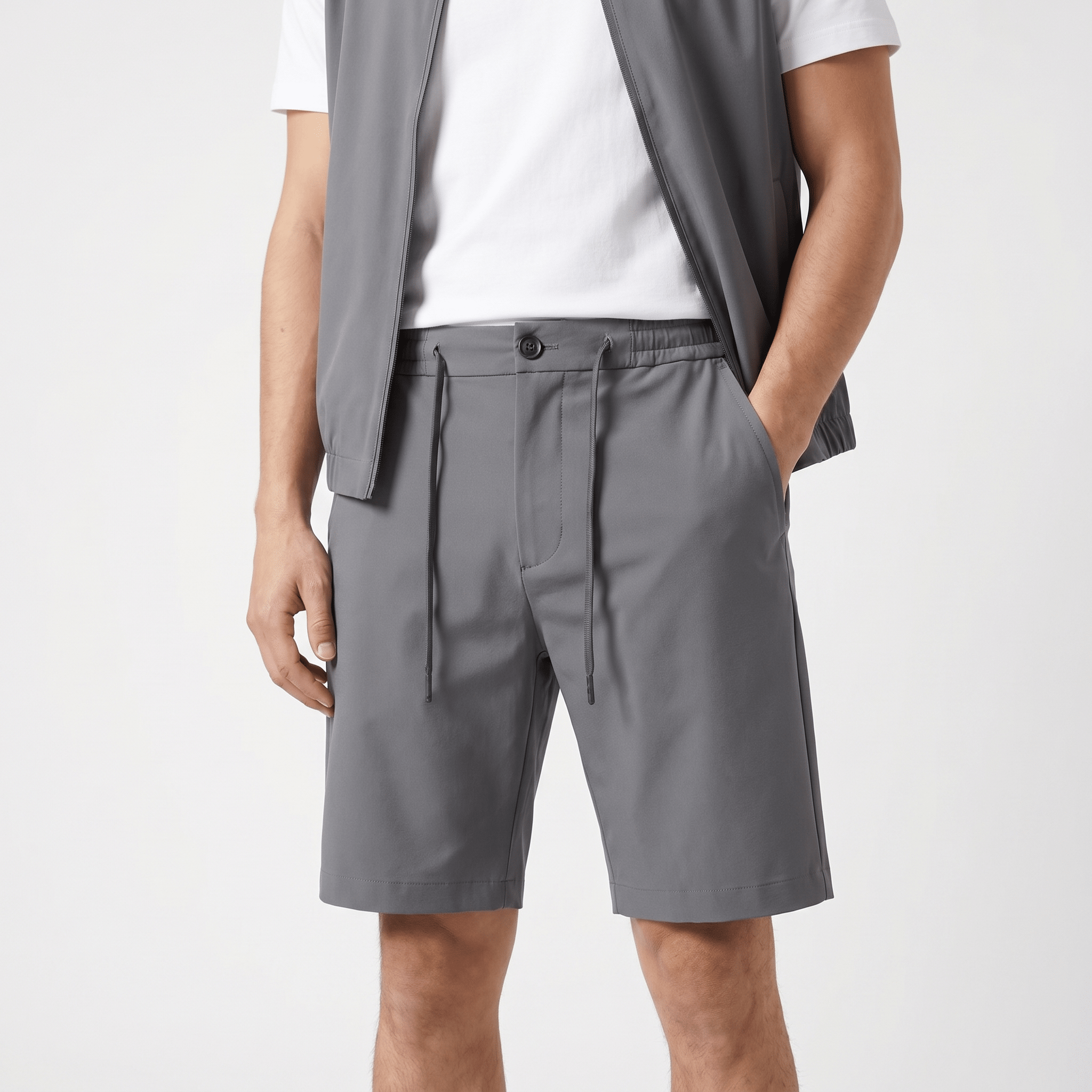 Eloro Gray Riviera Kit- Gilet & Short - ELORO
