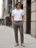 Eloro Gray Travel Trousers - ELORO