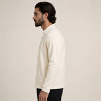 Frog-Button Wool Cardigan – Ivory - ELORO