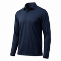Eloro Blu Navy Polo Longsleeve