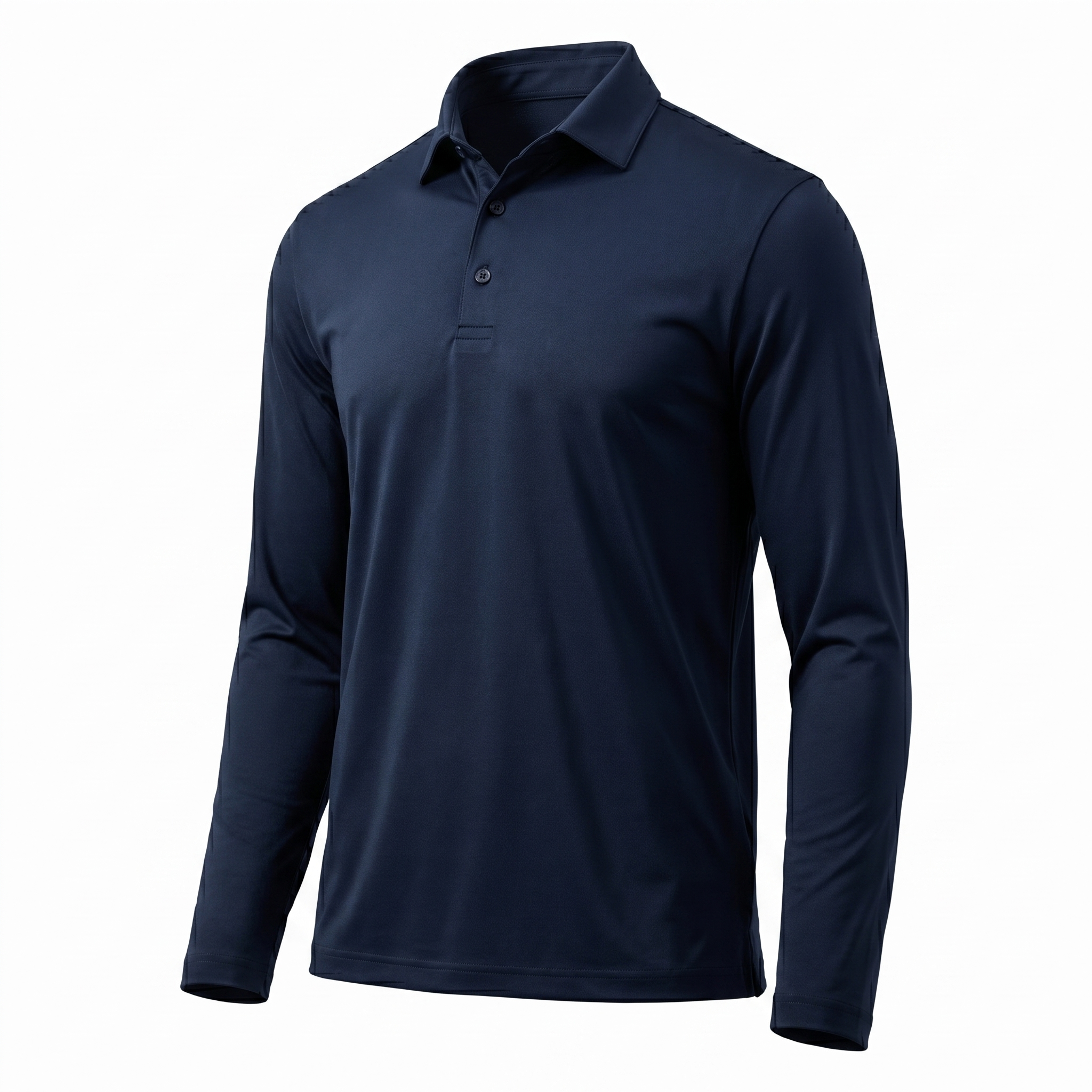 Eloro Blu Navy Polo Longsleeve