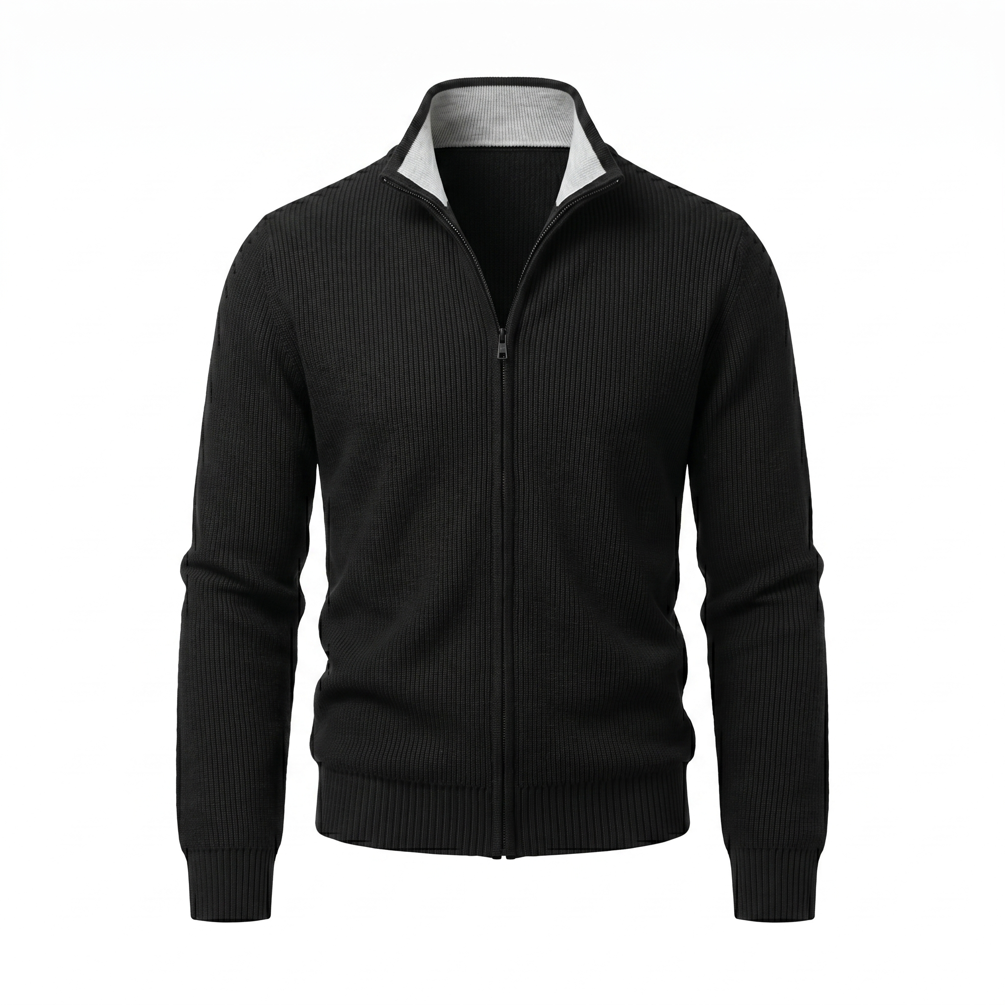 Eloro Black Cardigan Zip