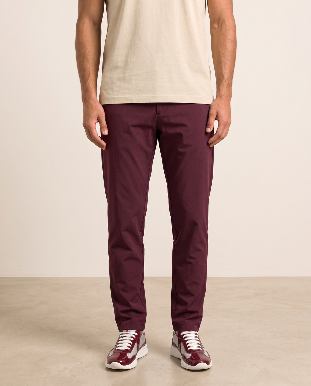 Motion Pants — Burgundy