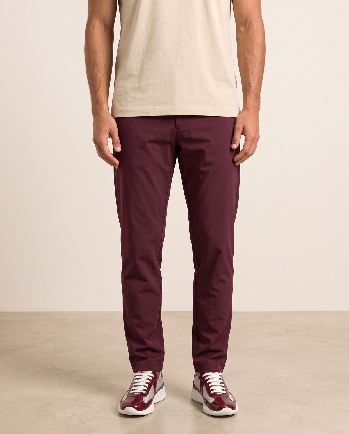Motion Pants — Burgundy