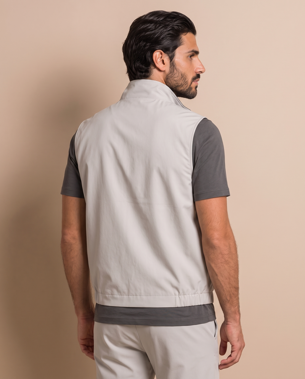 Reversible Motion Gilet — Dark Grey & Light Grey