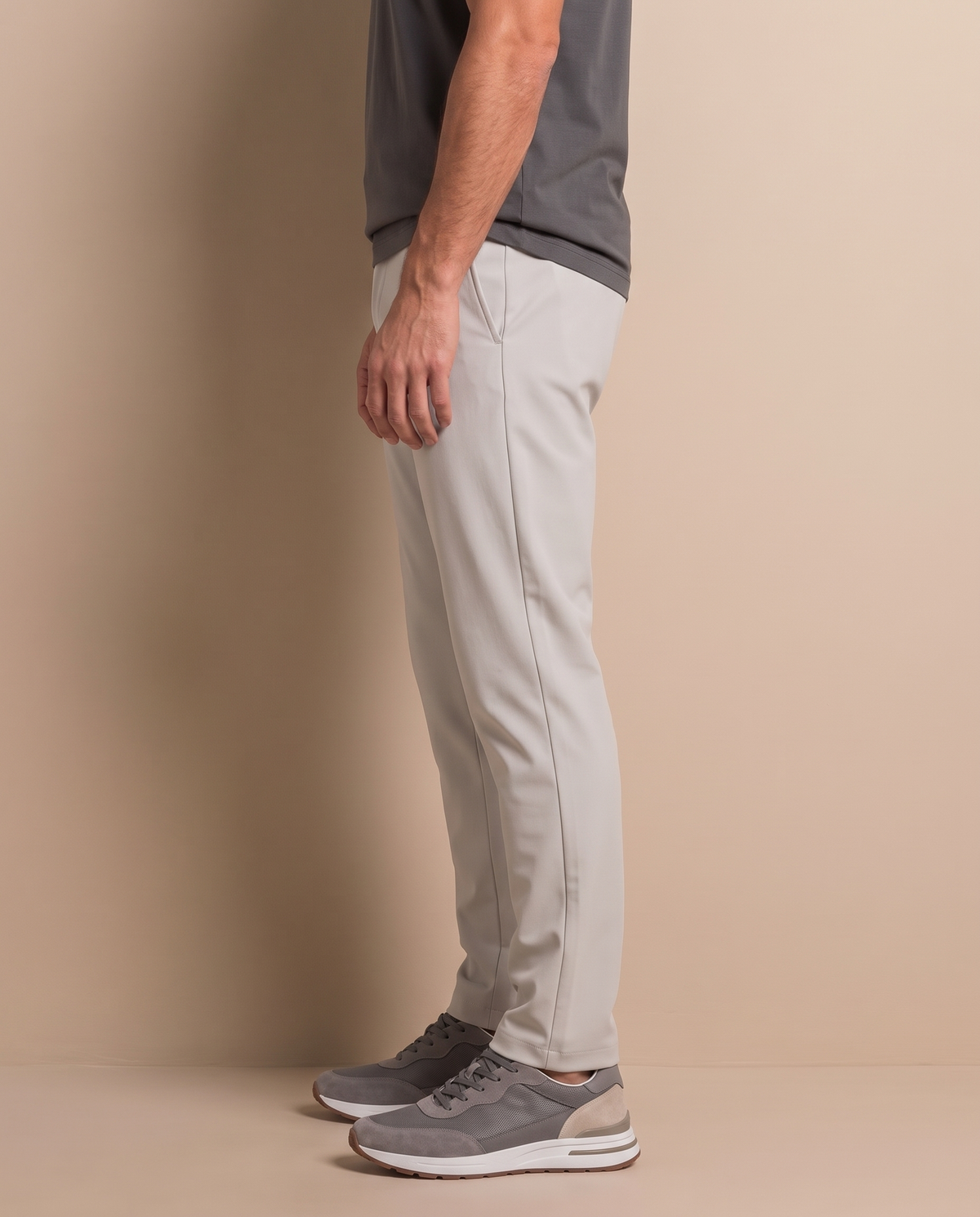 Motion Pants — Light Grey