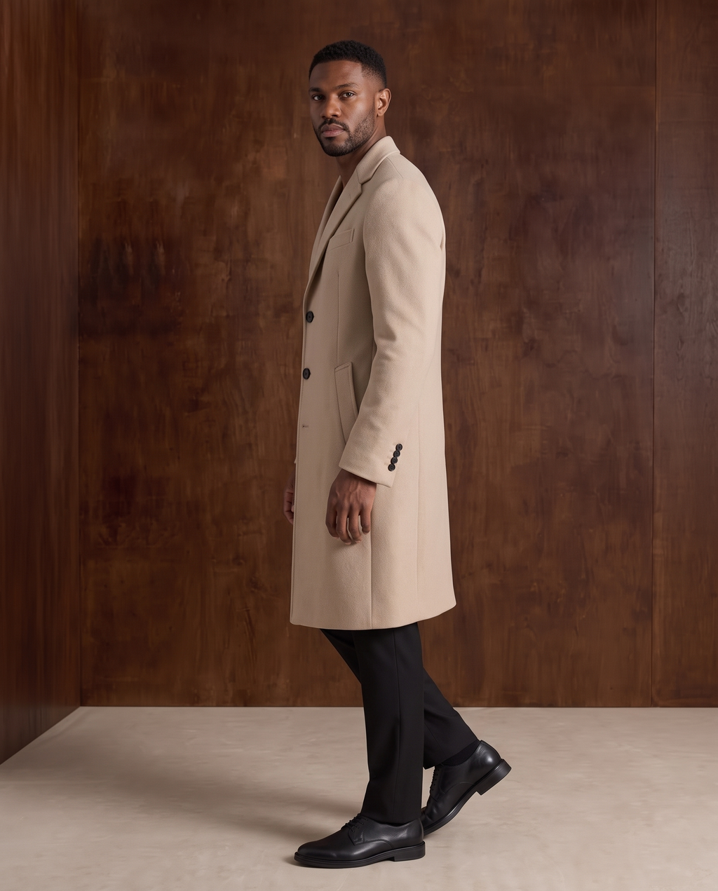 The Long Wool Coat – Beige