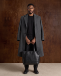 The Long Wool Coat – Grey