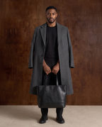 The Long Wool Coat – Grey