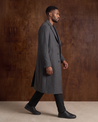 The Long Wool Coat – Grey