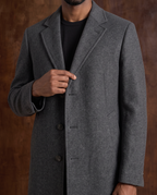The Long Wool Coat – Grey