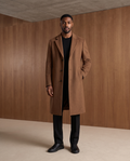 The Long Wool Coat – Brown