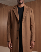 The Long Wool Coat – Brown