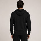 Hooded Wool Cardigan – Black - ELORO