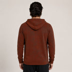 Hooded Wool Cardigan – Brown - ELORO