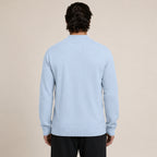 Zip Wool Cardigan – Light Blue