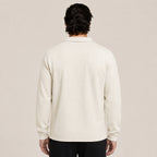 Collared Zip Wool Cardigan – Ivory