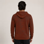 Hooded Wool Cardigan – Brown