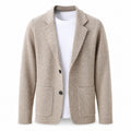 Wool Blazer Cardigan – Taupe