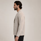 Wool Blazer Cardigan – Taupe