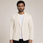 Wool Blazer Cardigan – Ivory