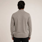 Fine-Knit Zip Wool Cardigan – Taupe
