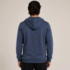 Hooded Wool Blazer Cardigan – Blue