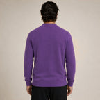 Quarter-Zip Wool Sweater – Purple
