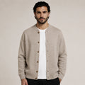 Button Wool Cardigan – Taupe