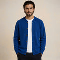 Button Wool Cardigan – Blue