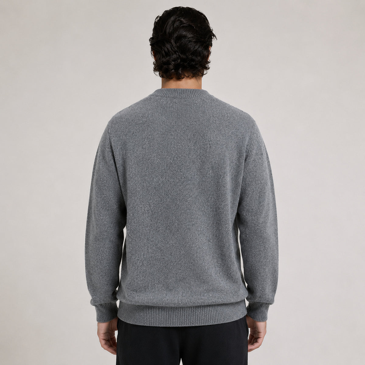 Button Wool Cardigan – Grey