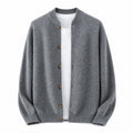 Button Wool Cardigan – Grey