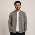 Button Wool Cardigan – Brown