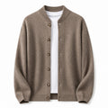 Button Wool Cardigan – Brown
