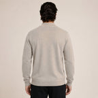 Quarter-Zip Wool Sweater – Beige - ELORO
