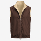Reversible Motion Gilet — Brown & Warm Stone - ELOROGilet