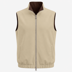 Reversible Motion Gilet — Brown & Warm Stone - ELOROGilet