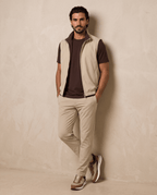 Reversible Motion Gilet — Brown & Warm Stone - ELOROGilet