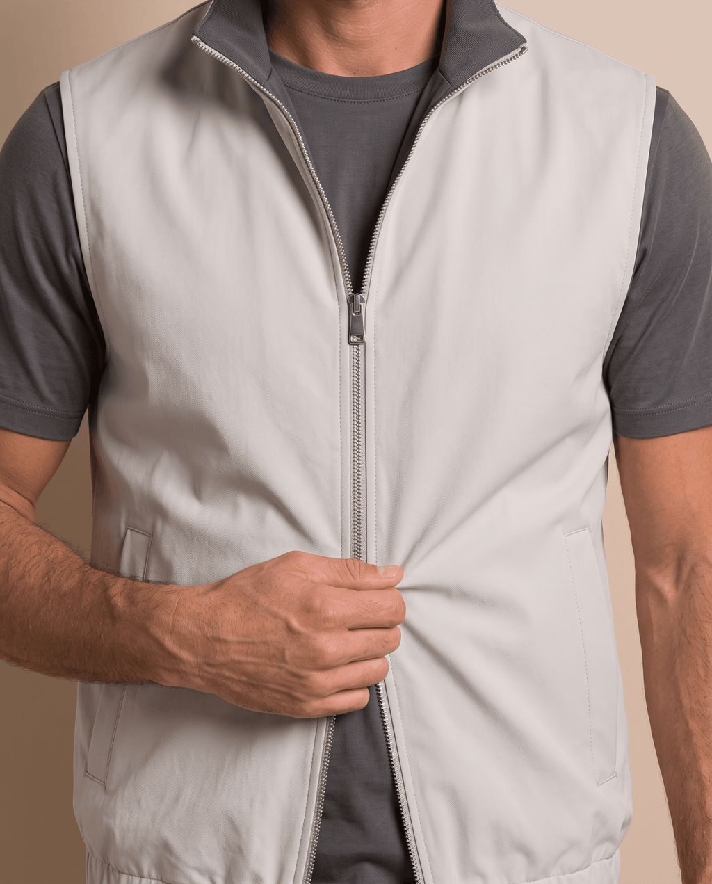 Reversible Motion Gilet — Dark Grey & Light Grey - ELOROGilet