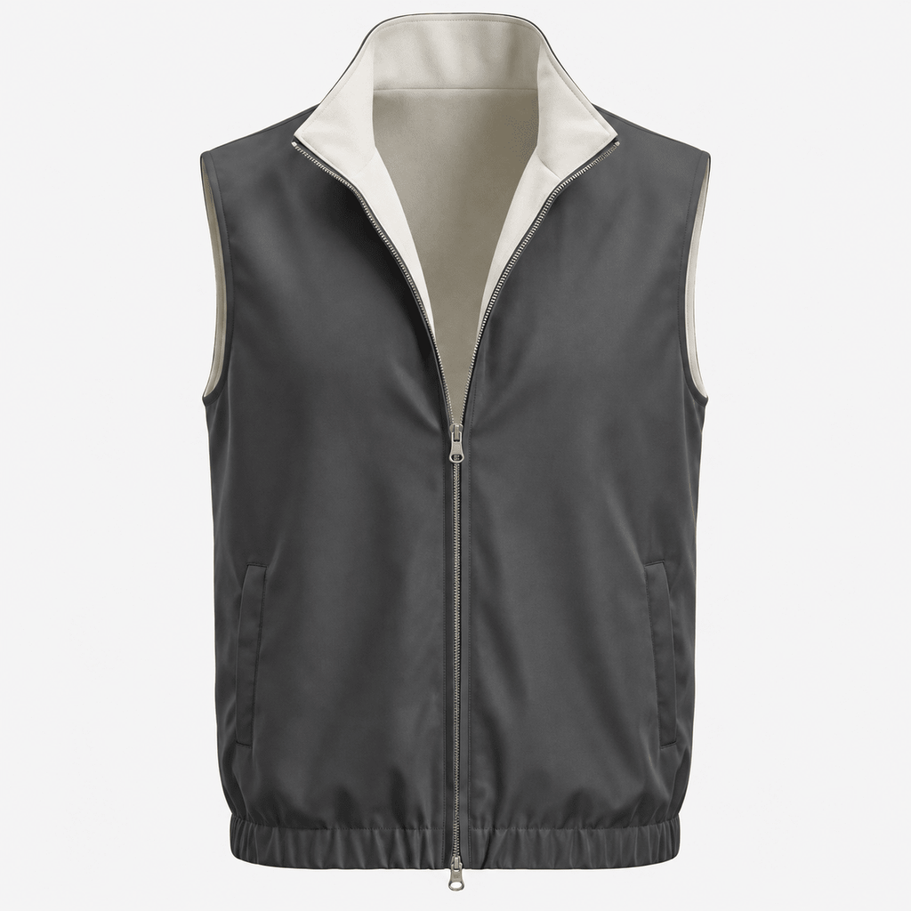 Reversible Motion Gilet — Dark Grey & Light Grey - ELOROGilet