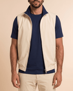 Reversible Motion Gilet — Navy & Cream - ELOROGilet