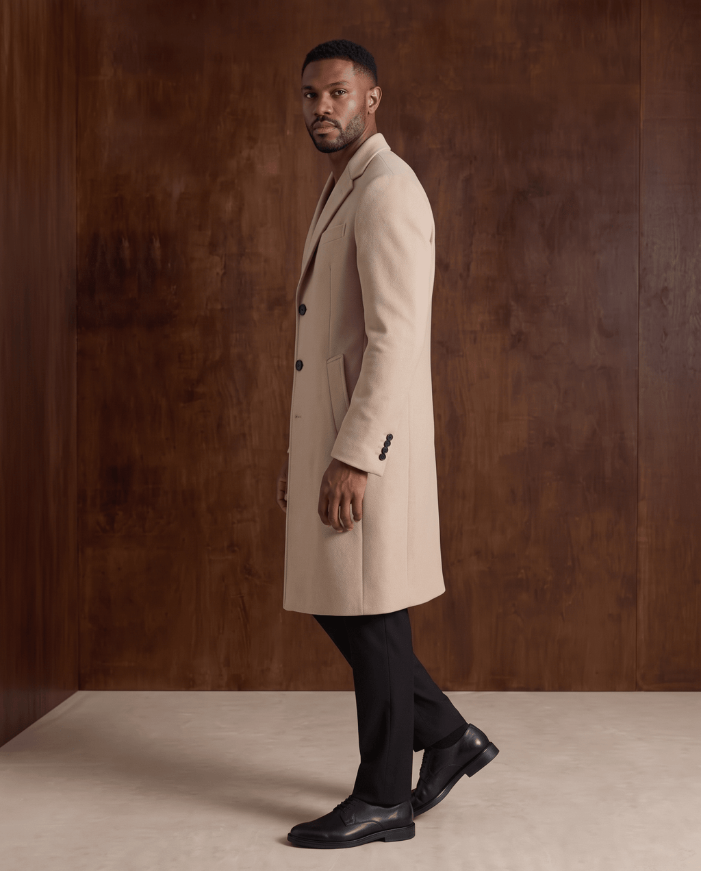 The Long Wool Coat – Beige - ELOROCoats