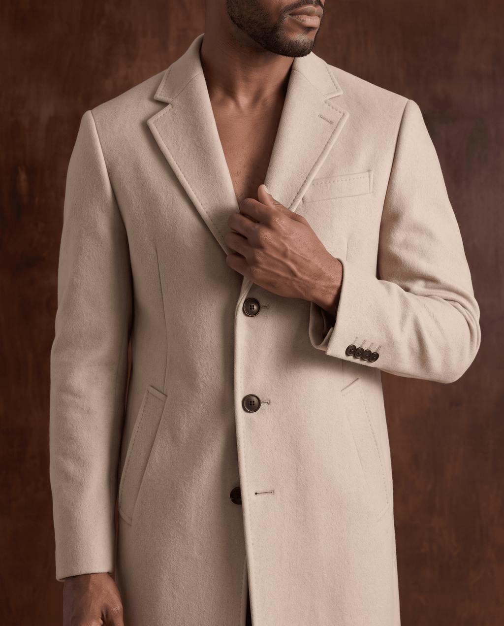 The Long Wool Coat – Beige - ELOROCoats