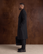 The Long Wool Coat – Black - ELOROCoats