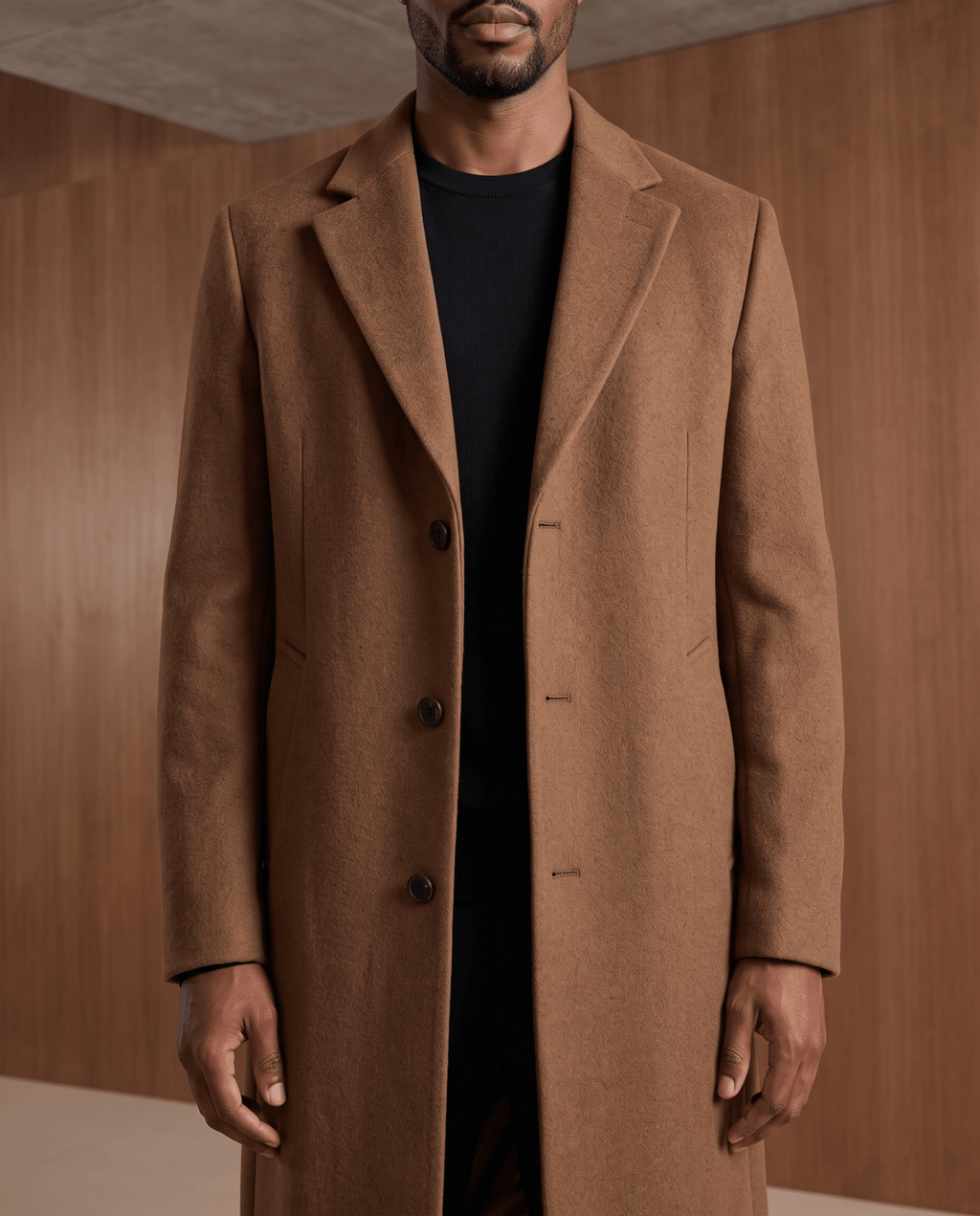 The Long Wool Coat – Brown - ELOROCoats