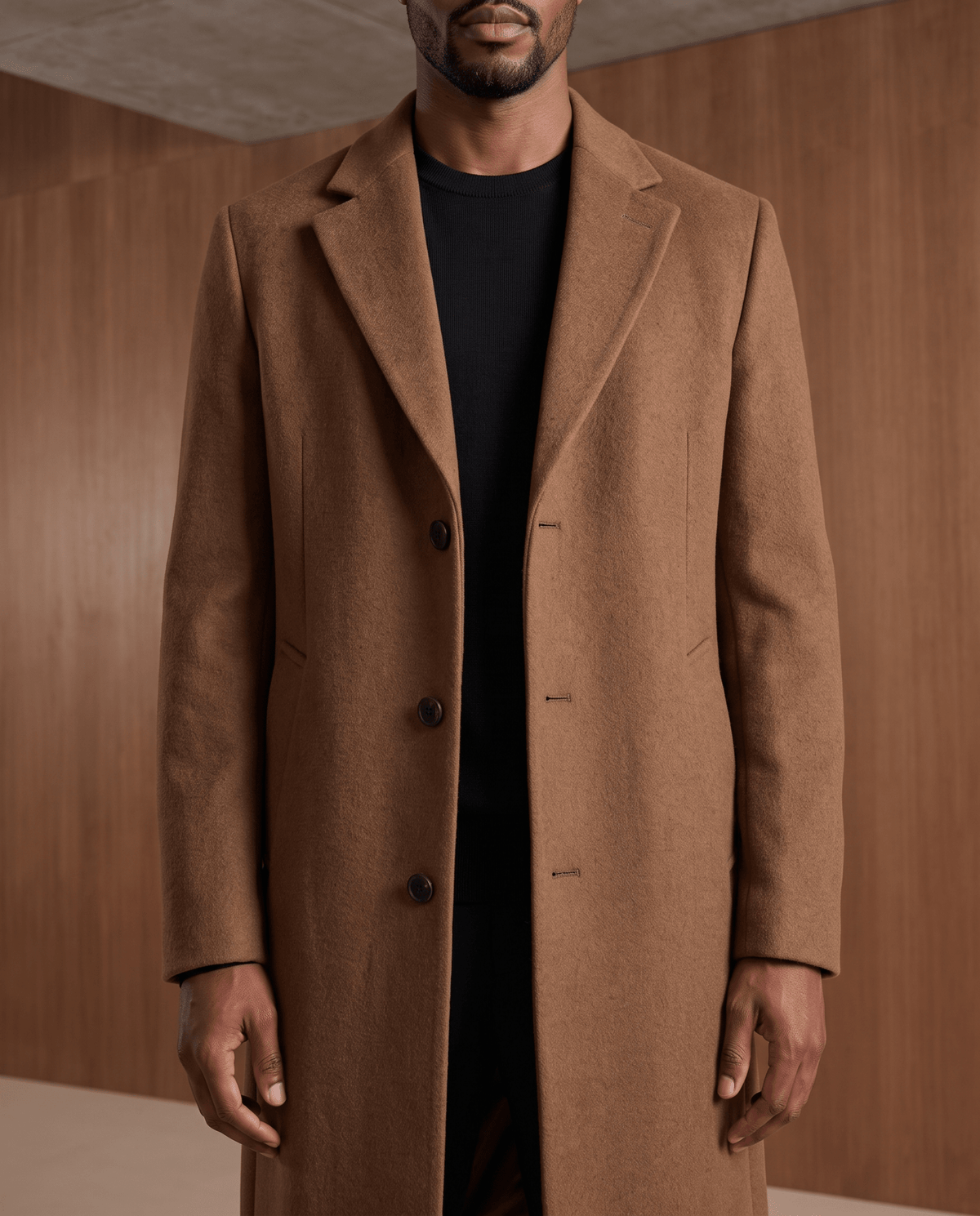 The Long Wool Coat – Brown - ELOROCoats