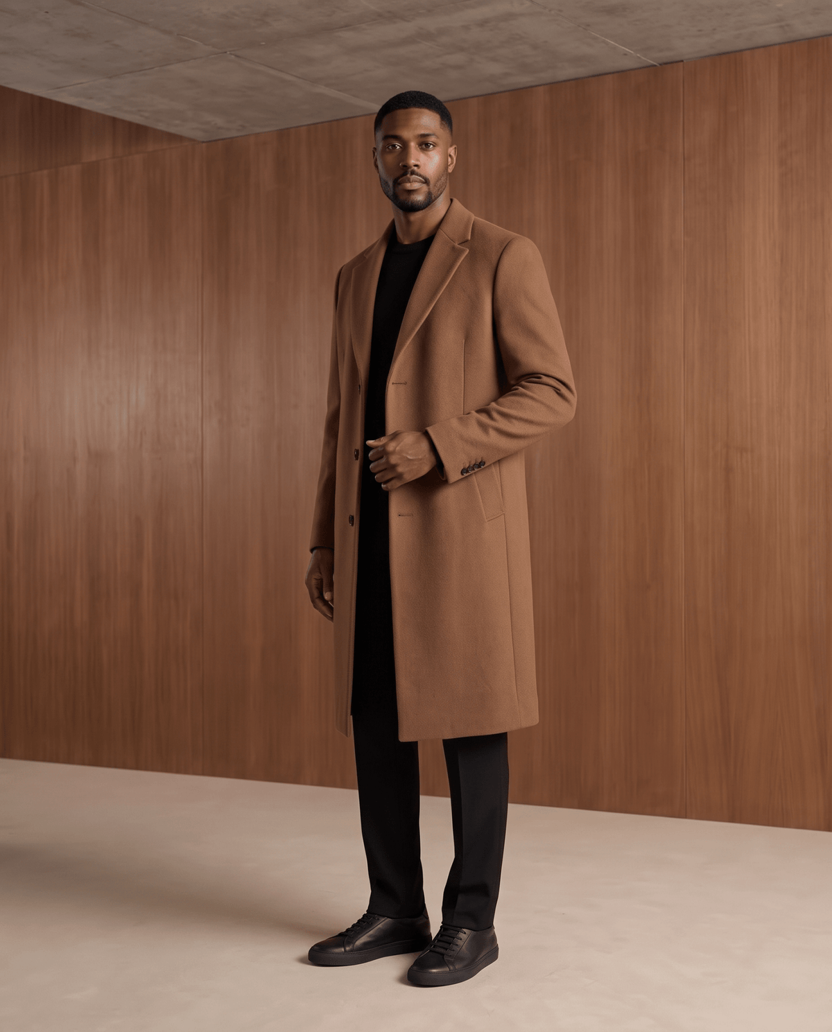 The Long Wool Coat – Brown - ELOROCoats