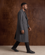 The Long Wool Coat – Grey - ELOROCoats