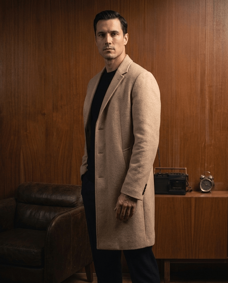 The Short Wool Coat – Cream - ELOROCoats